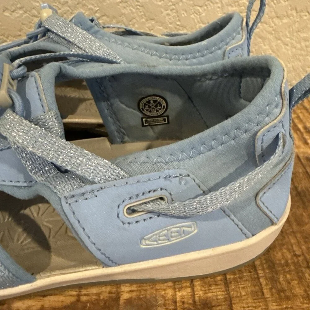 Keen Womens Whisper Closed Toed Sports Sandal Size 6 Blue Gray Hiking
